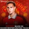 Antony back in Manchester United team