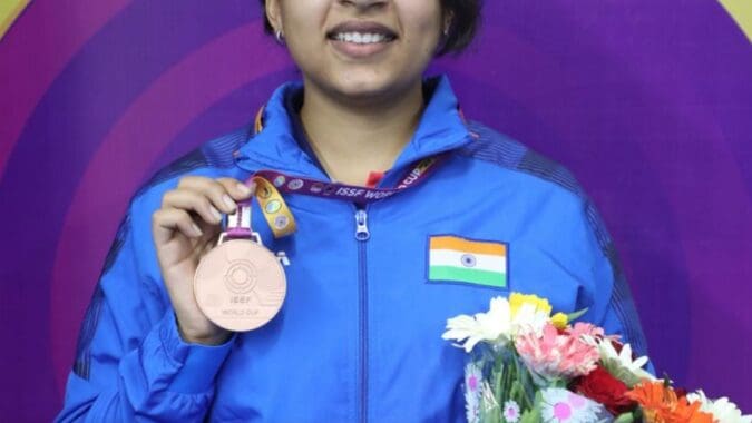 Sift Kaur Samra wins gold in 50m Rifle