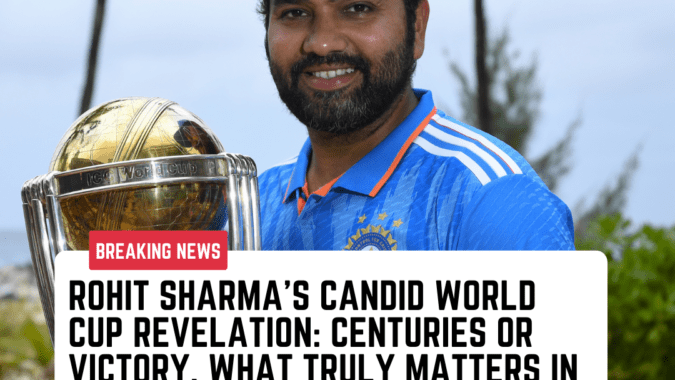 Rohit Sharma's Candid World Cup Revelation ICC Cricket World Rohit Sharma