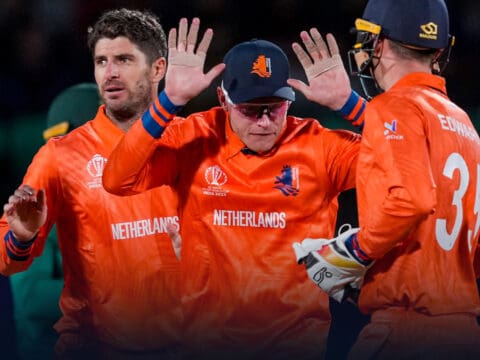 Netherlands stunning upset victory over South Africa at the Cricket World Cup is led by Roelof van der Merwe: CWC 2023 Netherlands stunning upset