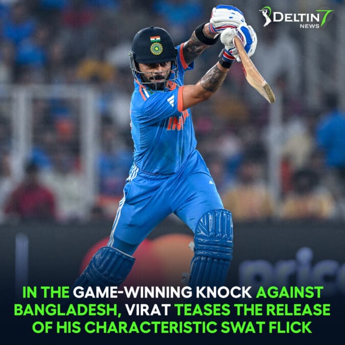 In the game-winning knock