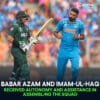 Babar Azam and Imam