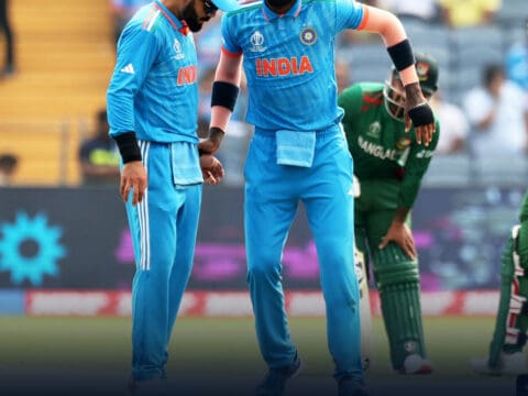 In the match against Bangladesh