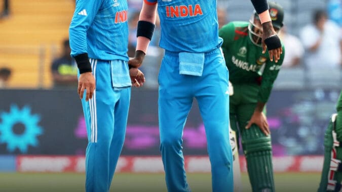 In the match against Bangladesh