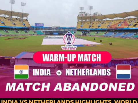IND vs NED Game Abandoned Due To Rain