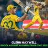 Glenn Maxwell Knock