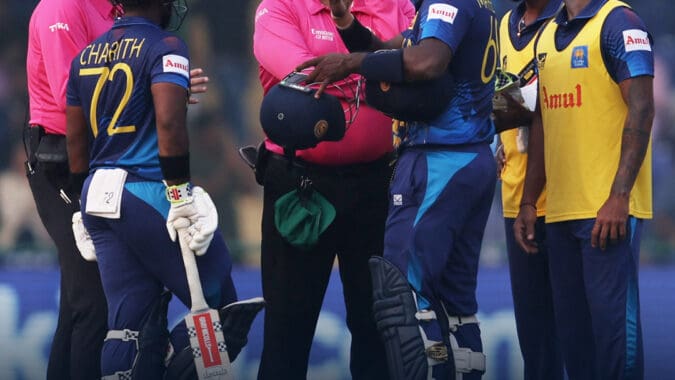 Angelo Mathews Video Evidence