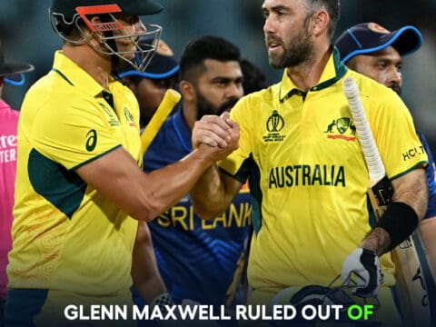 Glenn Maxwell Ruled Out