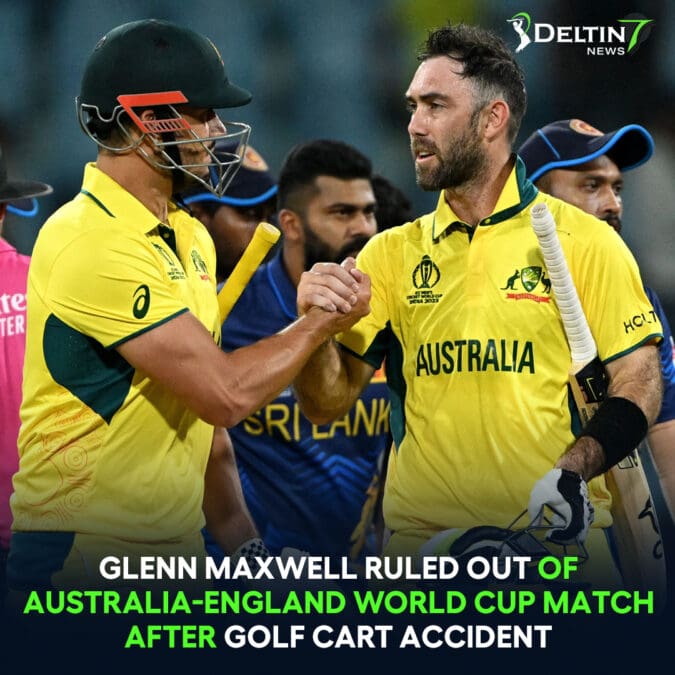 Glenn Maxwell Ruled Out of Australia-England World Cup Match After Golf Cart Accident: CWC 2023 Glenn Maxwell Ruled Out