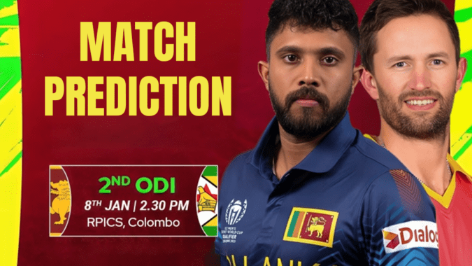 SL vs ZIM 2nd ODI Match Prediction