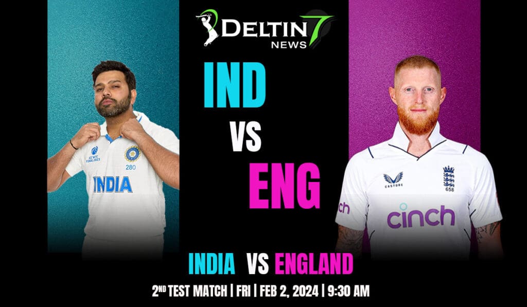 IND vs ENG 2nd Test Match Prediction and Tips | India vs England 2024 2 prediction format 1200 X 700