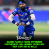 Hardik Pandya faces opposition