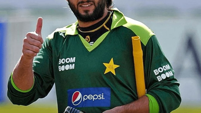 The brand ambassador Shahid Afridi
