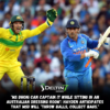 MS Dhoni can captain