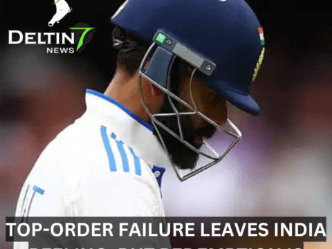 Top-Order Failure Leaves India Reeling