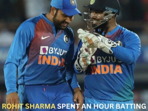 Rohit Sharma spent an hour batting with Rishabh Pant during Tuesday’s practice Rohit Sharma spent an hour batting