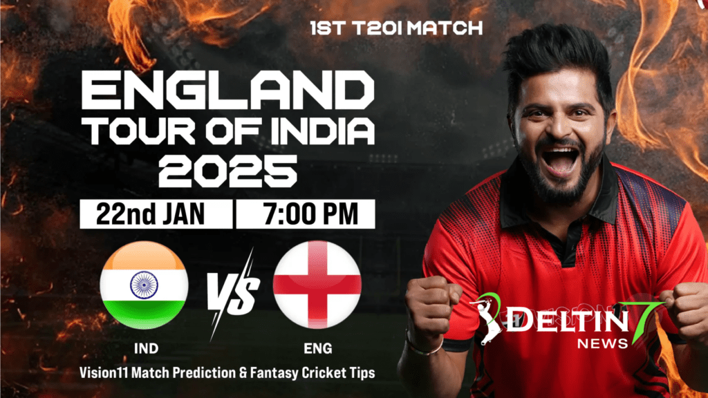 India vs England Today Match Prediction: Unstoppable Insights for a Thrilling Showdown 1 22 Jan 2025 1345 1 2