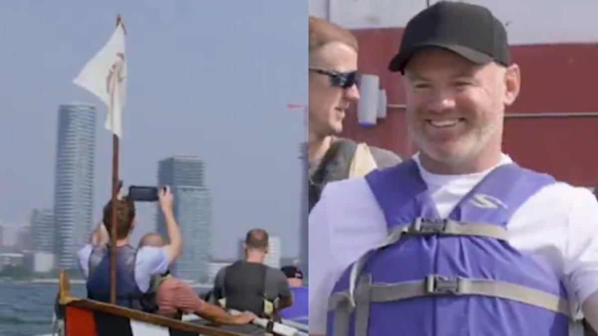 Wayne Rooney Embraces Hudson River Challenge for Erling Haaland in Viking-Style Row